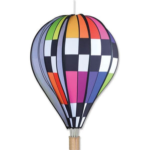 26" Checkered Rainbow Balloon Spinner